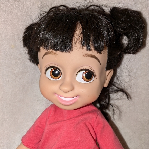 Adorable Doll with Pink Shirt and Purple Pants - Picture 3 of 7